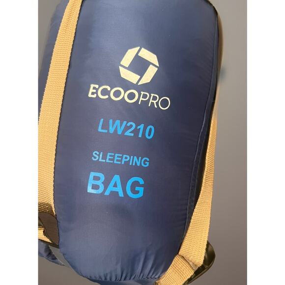 EcooPro LW210 Sleeping Bag Storage Bag Waterproof Lightweight 83"x30" Camping - Picture 2 of 7